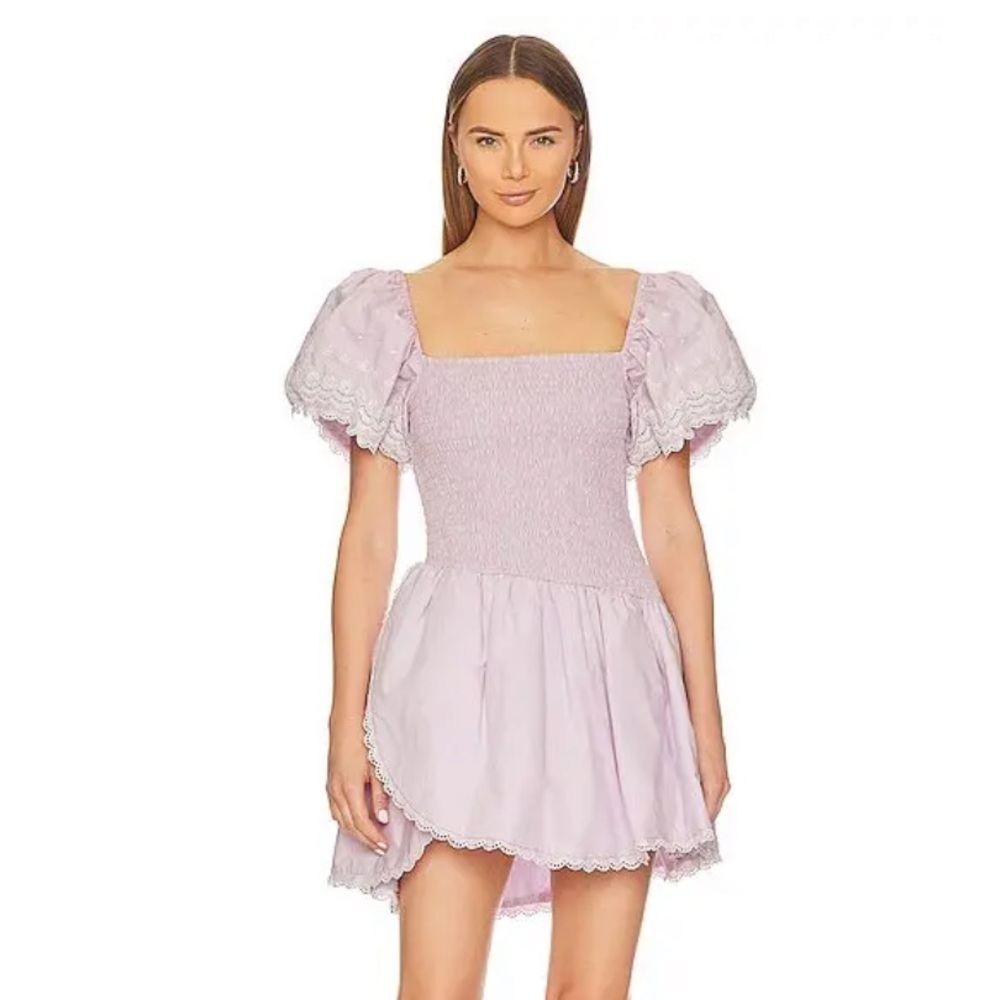 LoveShackFancy Purple Dress